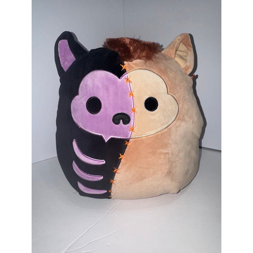 2022 KellyToys Squishmallows Select Series 12” WADE Werewolf/Skeleton Plush